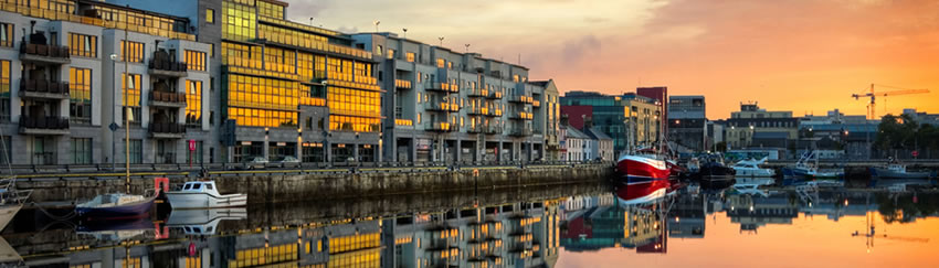 Galway Docks Sunset