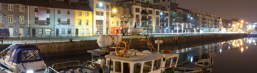 Galway Docks at Night
